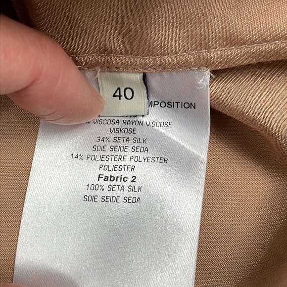 Stella McCartney Bolsena Dress Mini Mesh Overlay Embroidered Black Beige Red 40 - Picture 11 of 16